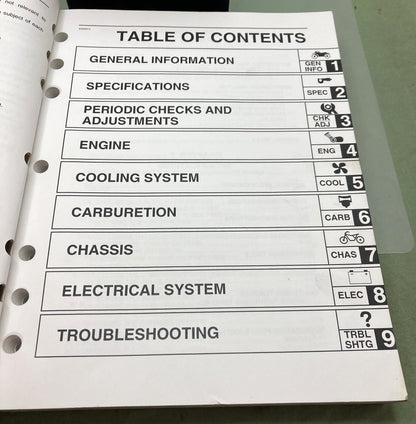 Genuine Yamaha LIT-11616-14-12 VMX12N(C) Service Manual 2000