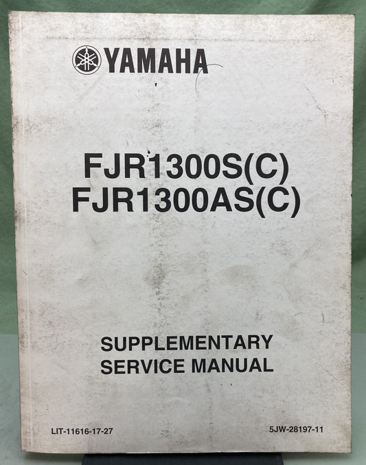Genuine Yamaha LIT-11616-17-27 FJR1300S(C) FJR1300AS(C) Supp. Service Manual 2003