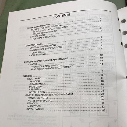 Genuine Yamaha LIT-11616-ZF-60 YZF600RC Service Manual 1995