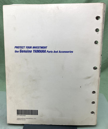Genuine Yamaha LIT-11616-ZF-60 YZF600RC Service Manual 1995