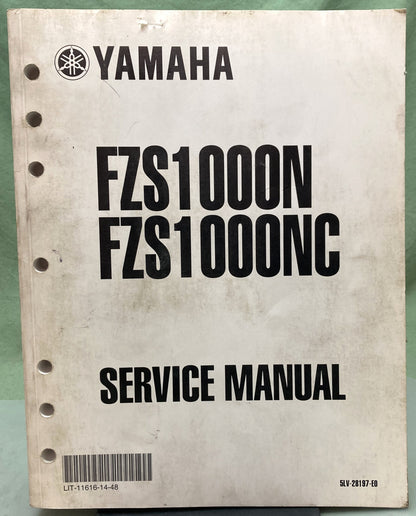 Genuine Yamaha LIT-11616-14-48 FZS1000N FZS1000NC Service Manual 2001