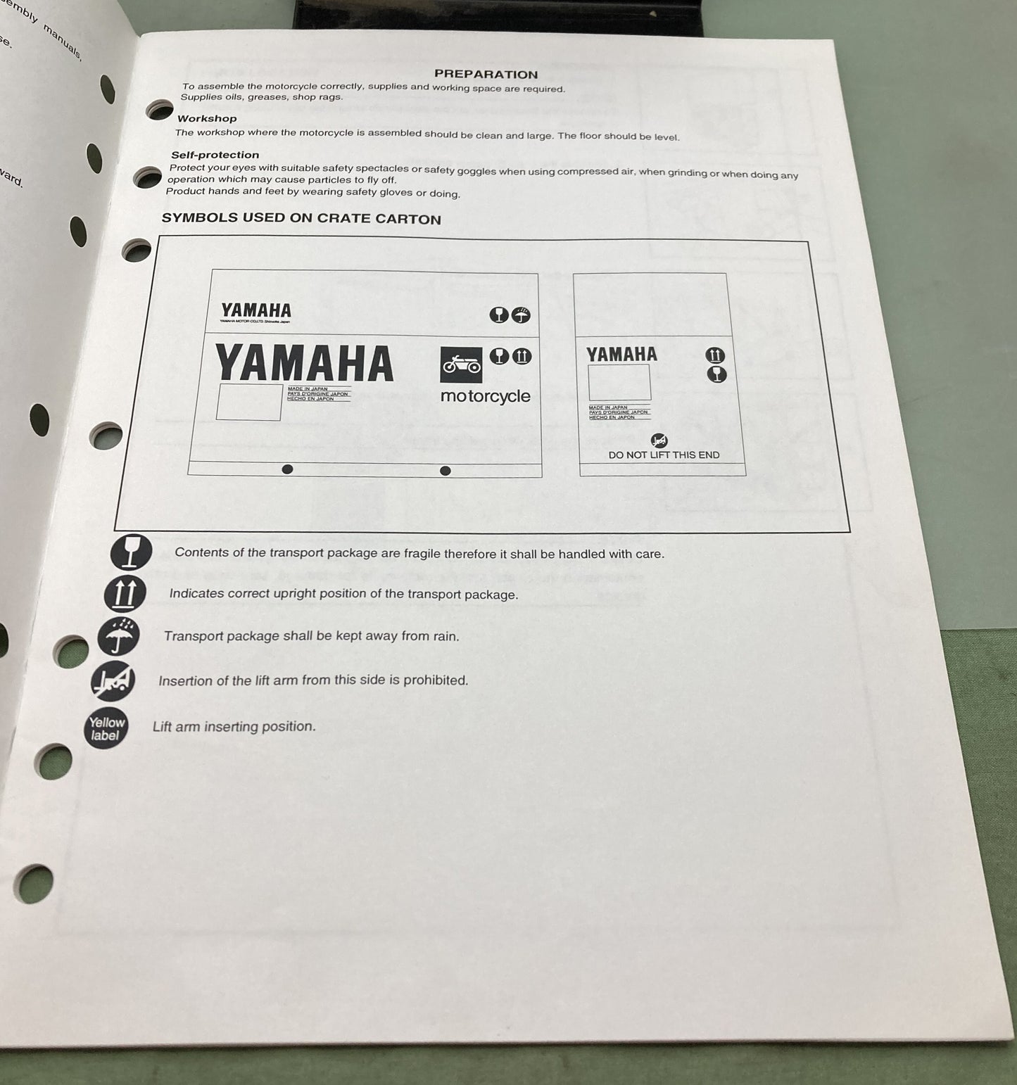 Genuine Yamaha LIT-11666-15-47 YZF-R1P YZF-R1PC Assembly Manual 2001