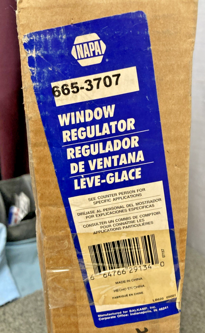 New Genuine Napa 665-3707 Window Regulator