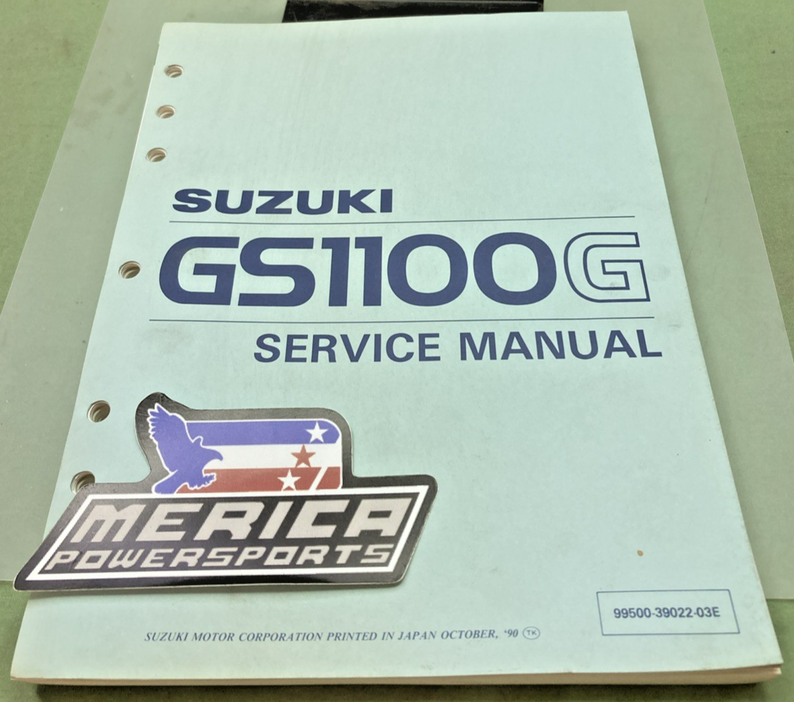 GENUINE SUZUKI 99500-39022-03E GS1100G SERVICE MANUAL 1990