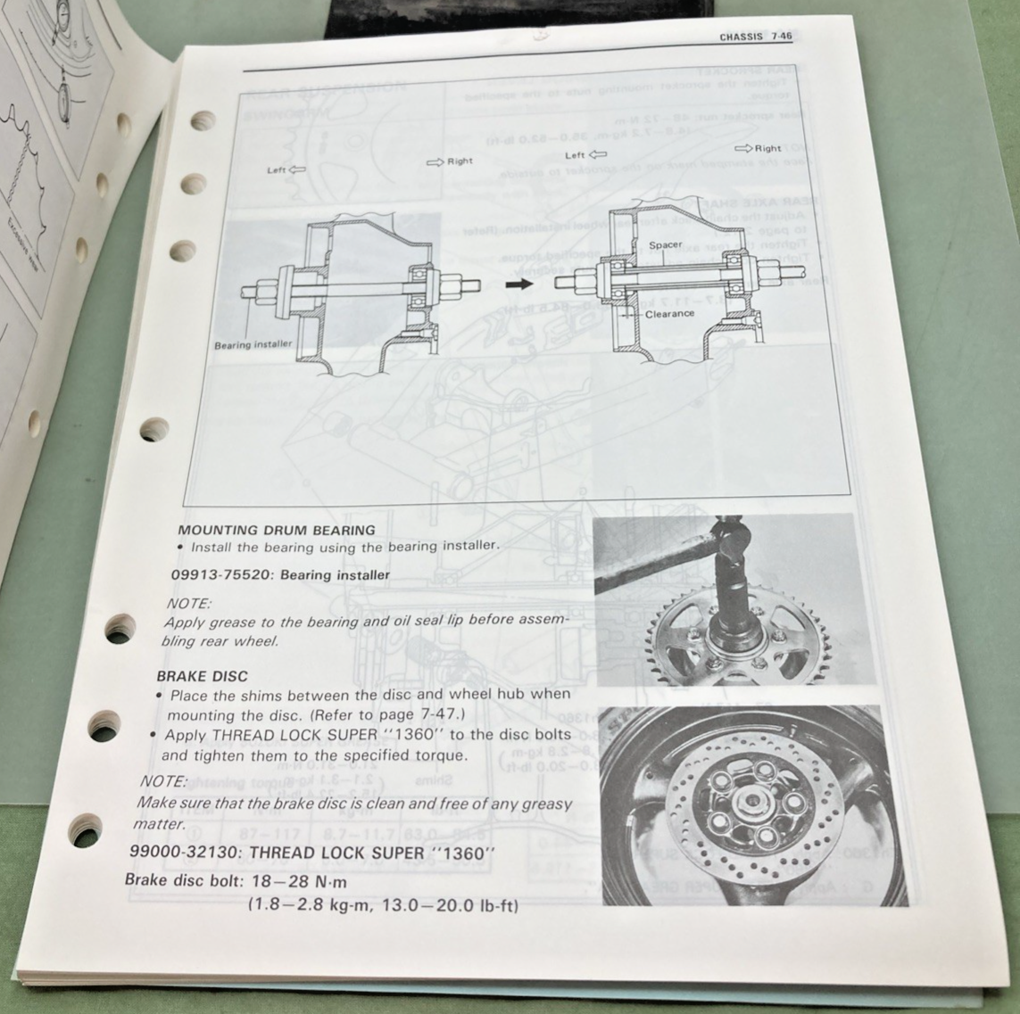 GENUINE SUZUKI 99500-39114-03E GSXR1100W SERVICE MANUAL 1992