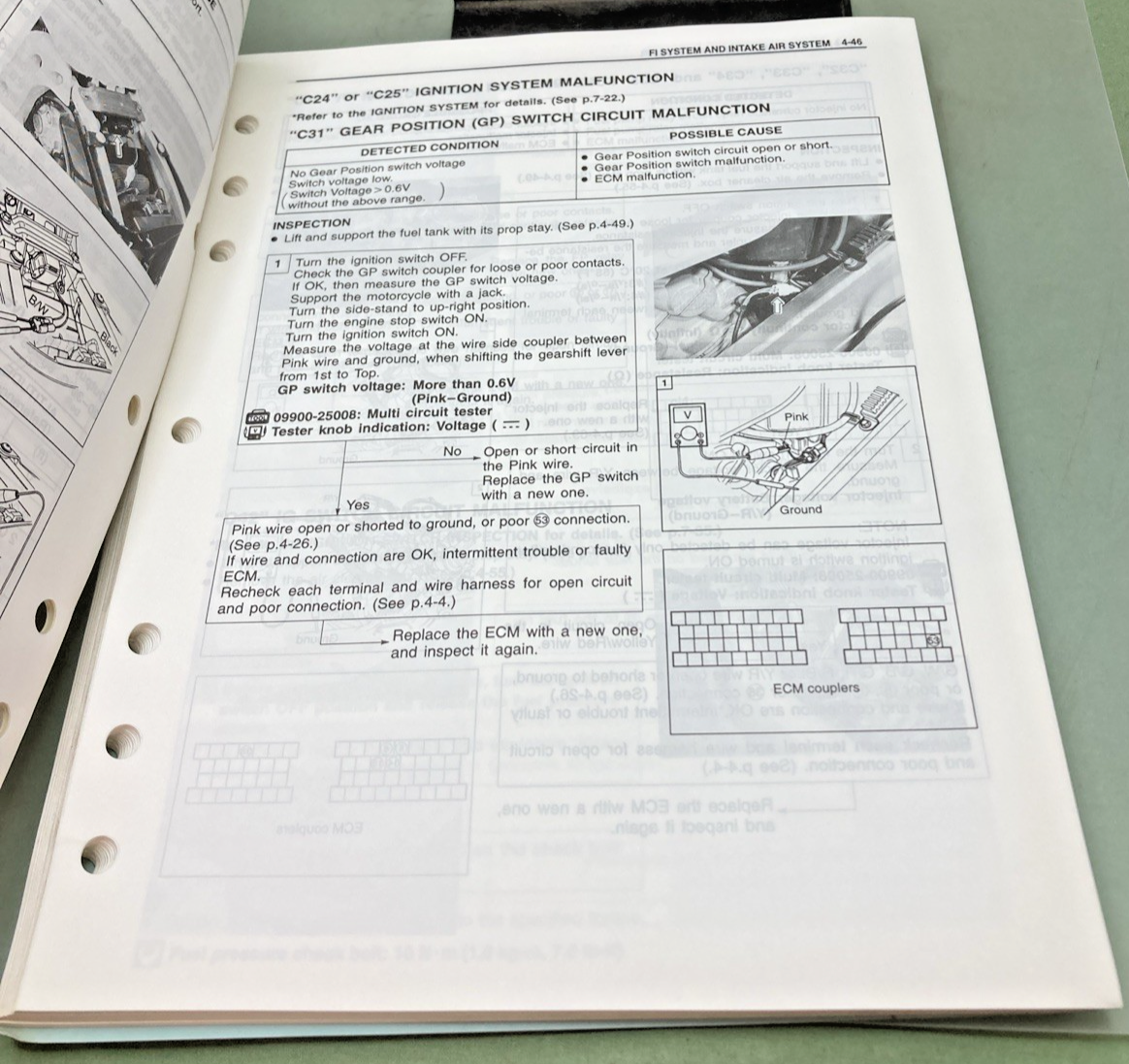 GENUINE SUZUKI 99500-39170-03E TL1000R SERVICE MANUAL 1998