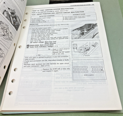GENUINE SUZUKI 99500-39170-03E TL1000R SERVICE MANUAL 1998