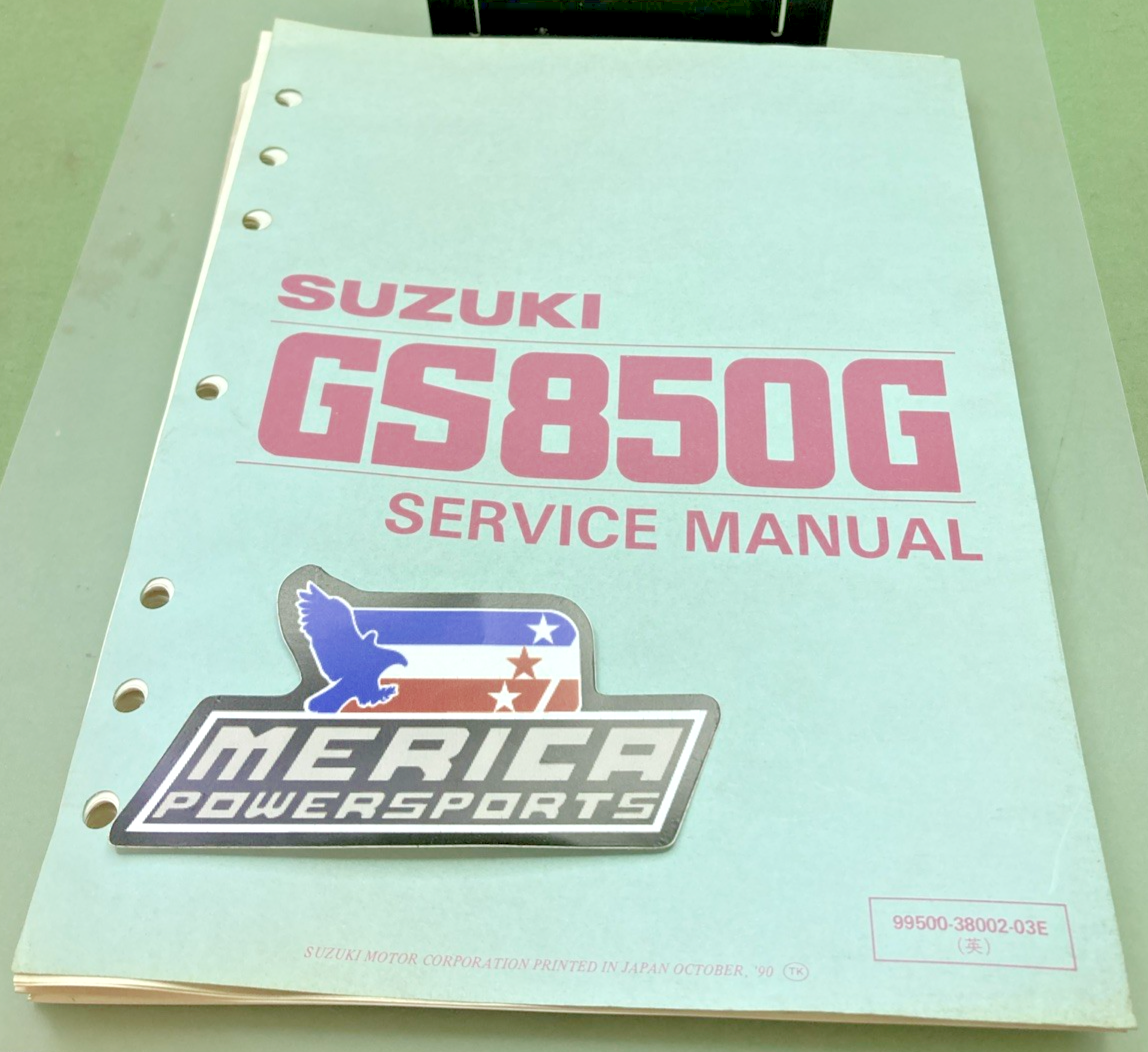 GENUINE SUZUKI 99500-38002-03E GS850G SERVICE MANUAL 1990
