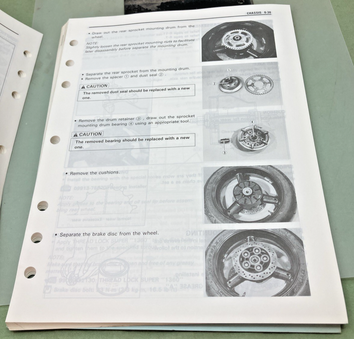 GENUINE SUZUKI 99500-39124-03E RF900R SERVICE MANUAL 1994