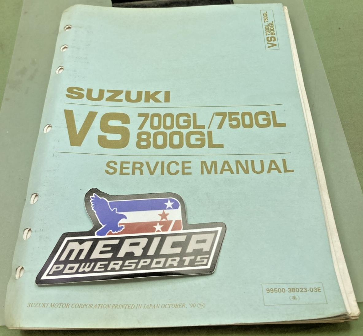 GENUINE SUZUKI 99500-38023-03E VS700GL/750GL/800GL SERVICE MANUAL 1990