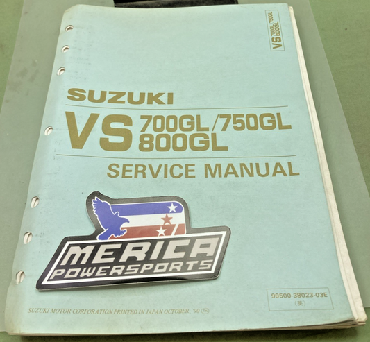 GENUINE SUZUKI 99500-38023-03E VS700GL/750GL/800GL SERVICE MANUAL 1990