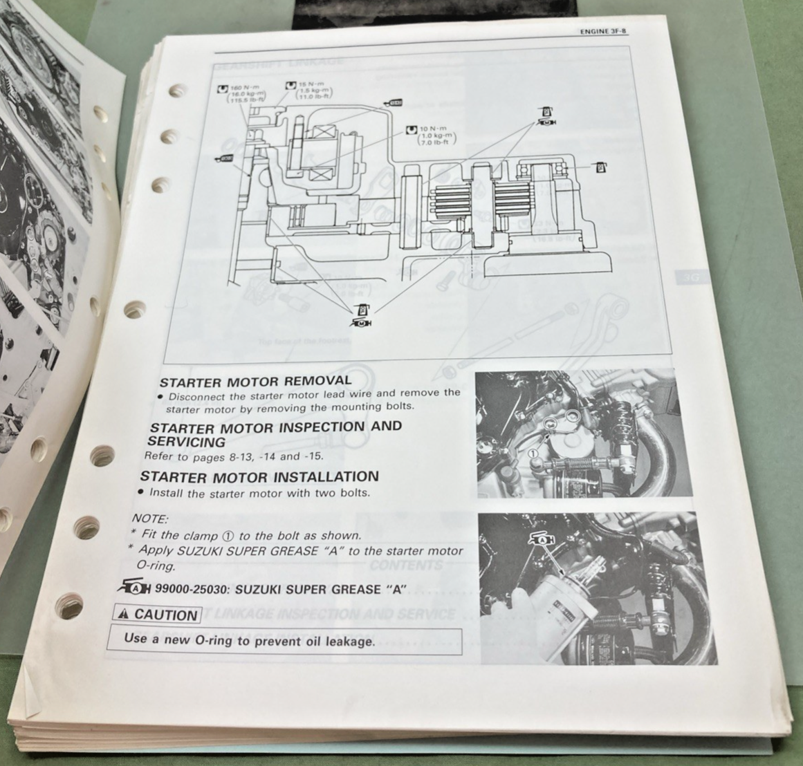 GENUINE SUZUKI 99500-39141-03E TL1000S SERVICE MANUAL 1997