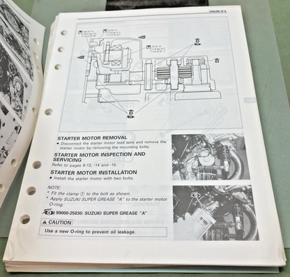 GENUINE SUZUKI 99500-39141-03E TL1000S SERVICE MANUAL 1997