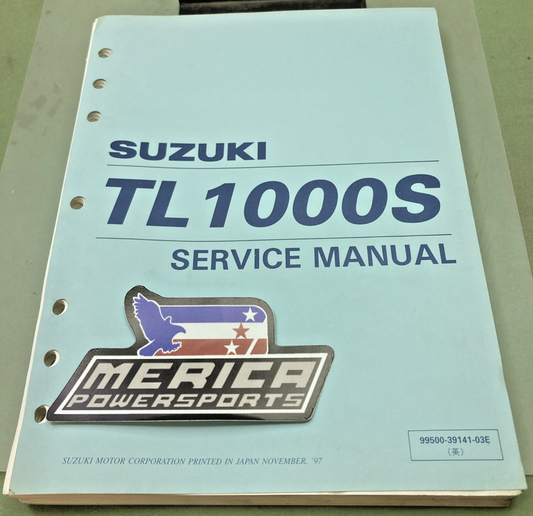 GENUINE SUZUKI 99500-39141-03E TL1000S SERVICE MANUAL 1997