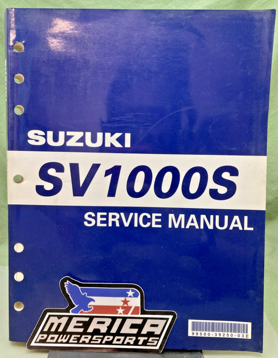 GENUINE SUZUKI 99500-39250-03E SV1000S SERVICE MANUAL 2003