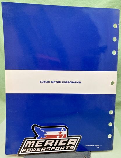 GENUINE SUZUKI 99501-39270-03E TL1000S SUPPLEMENTARY SERVICE MANUAL 1997