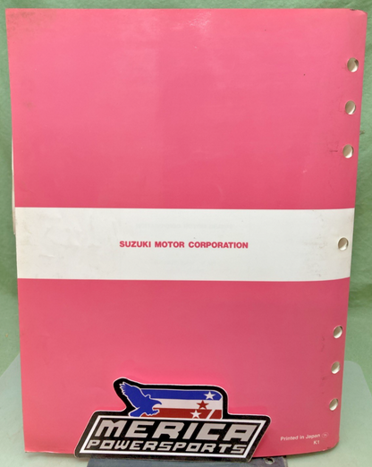 GENUINE SUZUKI 99500-38040-01E VL800 SERVICE MANUAL 2001