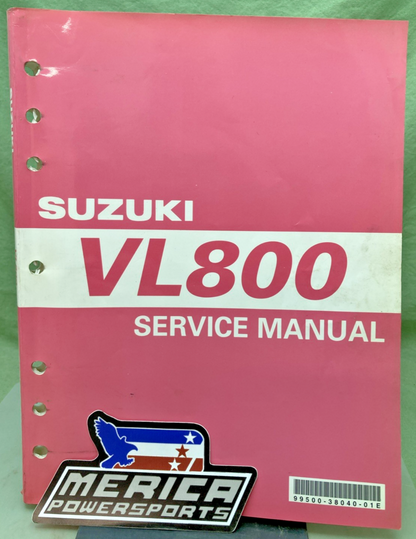 GENUINE SUZUKI 99500-38040-01E VL800 SERVICE MANUAL 2001