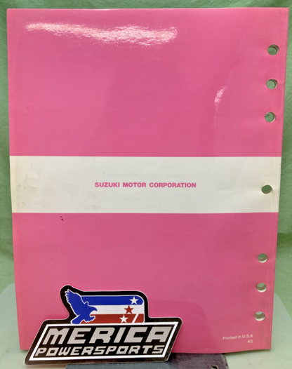 GENUINE SUZUKI 99501-38080-01E VL800 SUPPLEMENTARY SERVICE MANUAL 2004