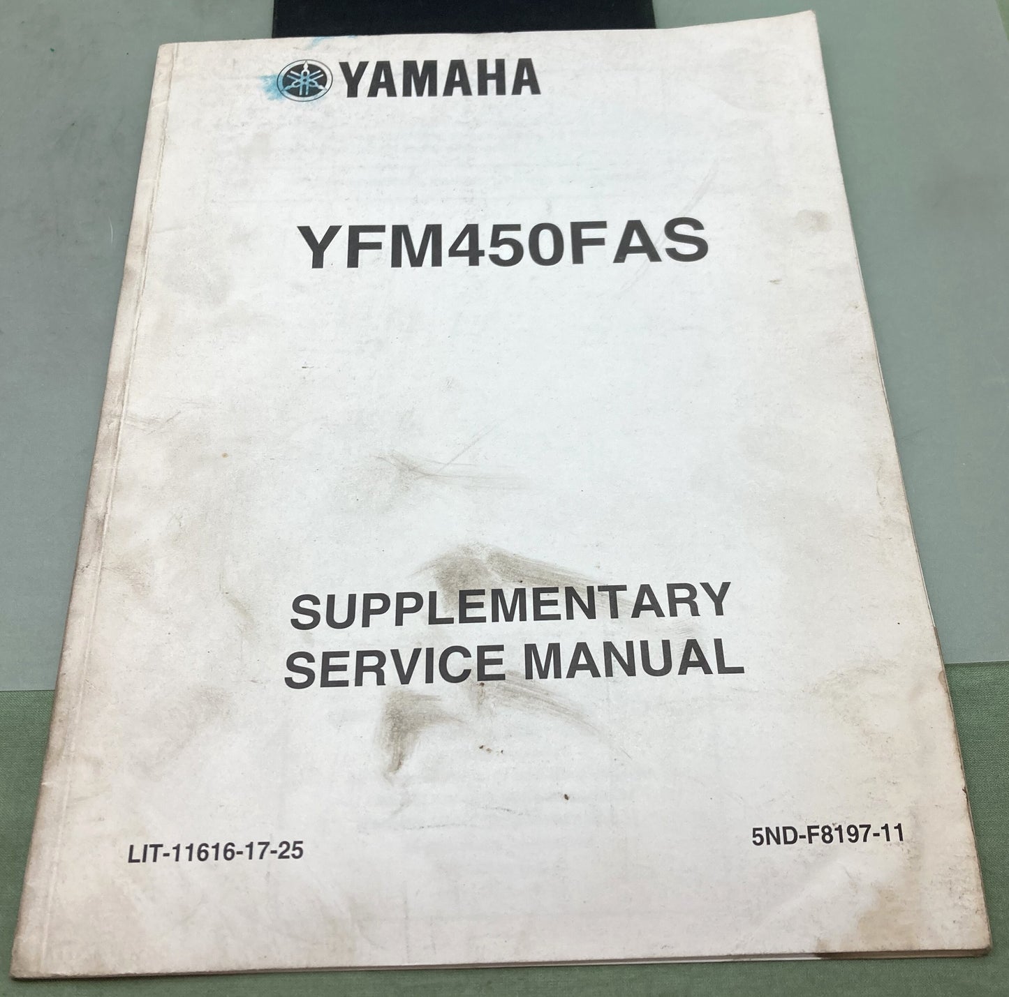Genuine Yamaha LIT-11616-17-25 YFM450FAS Supp. Service Manual 2003