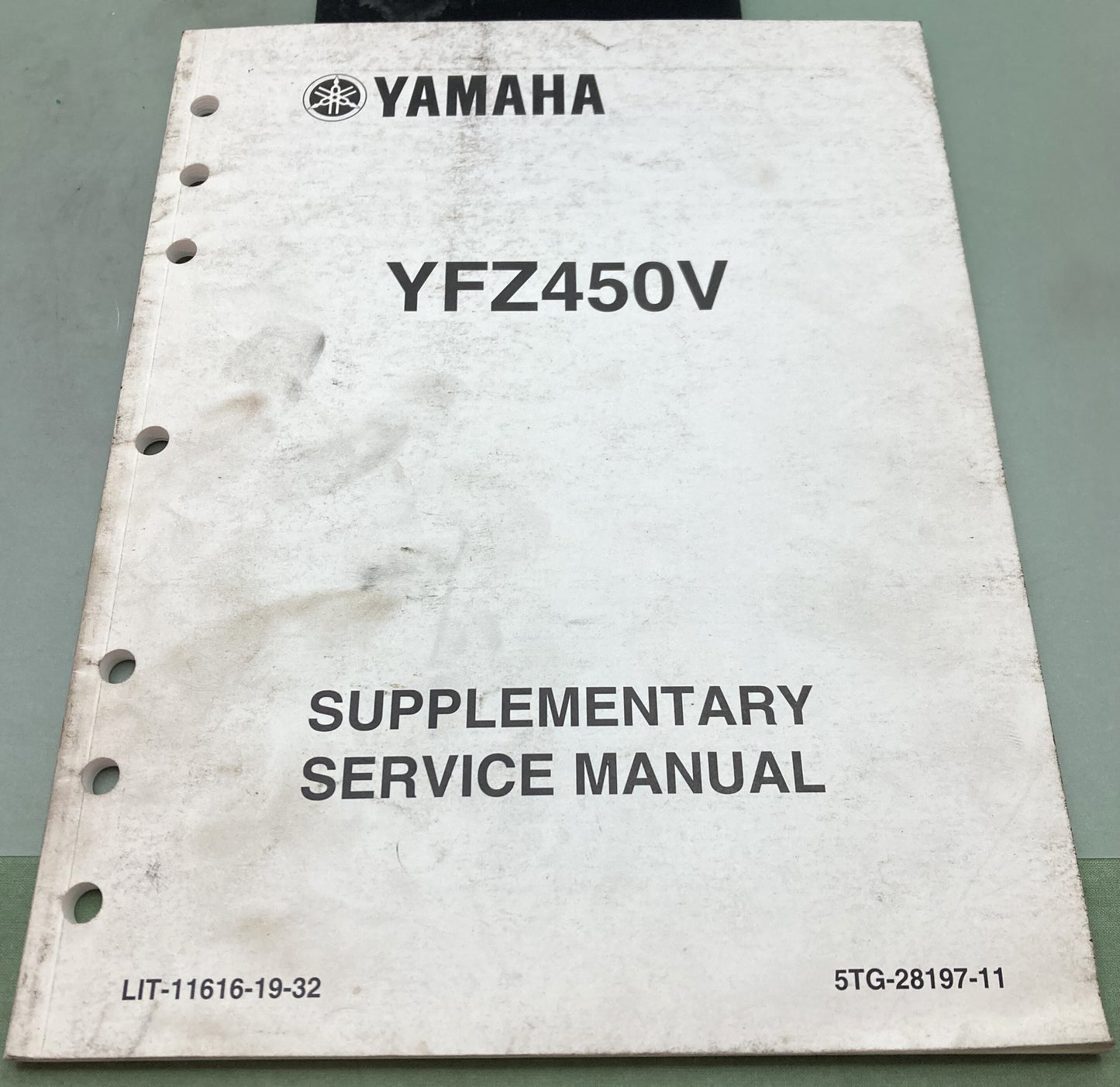 Genuine Yamaha LIT-11616-19-32 YFZ450V Supp. Service Manual 2005