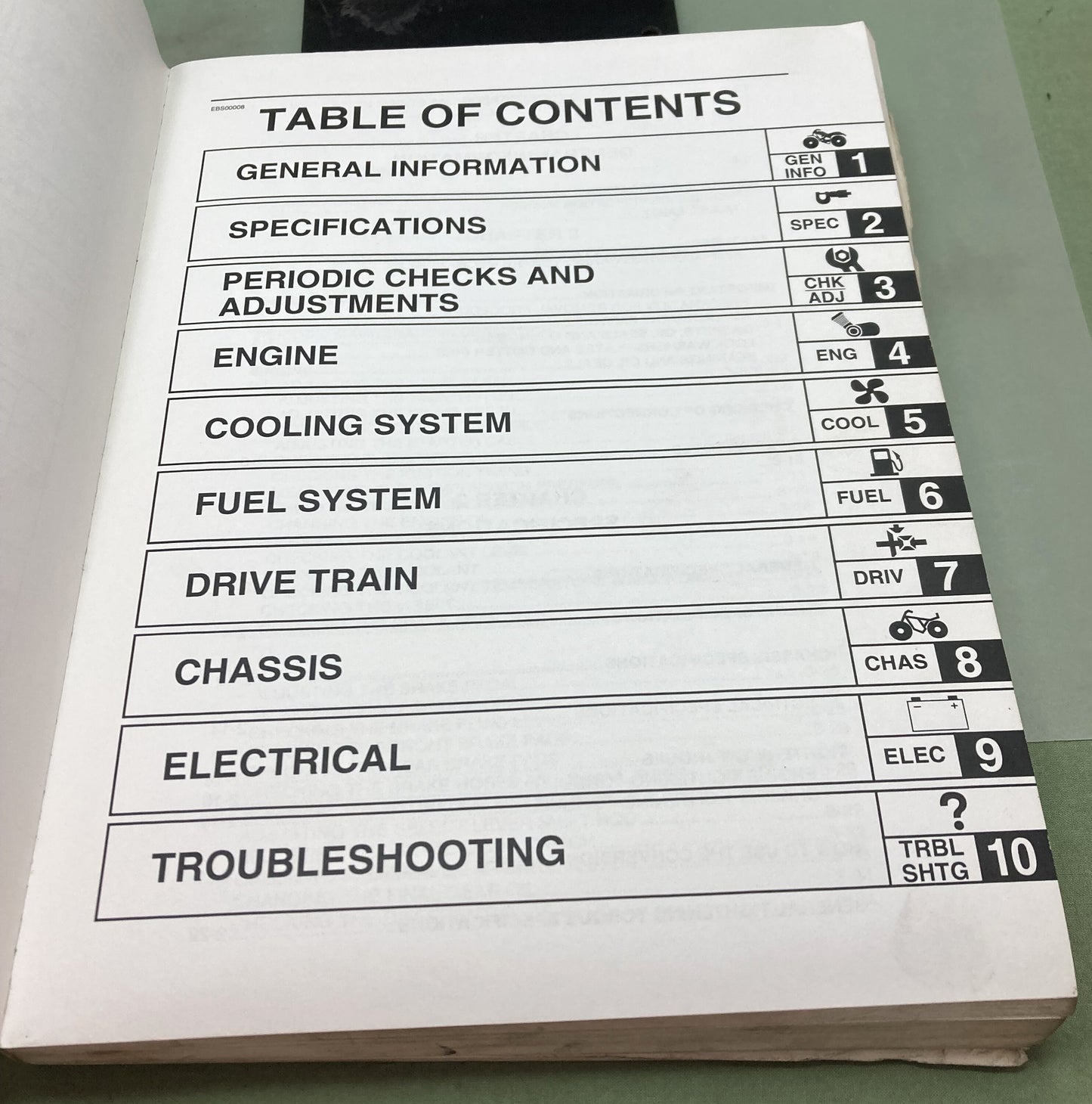 Genuine Yamaha LIT-11616-17-23 YXR660FAS Service Manual 2003