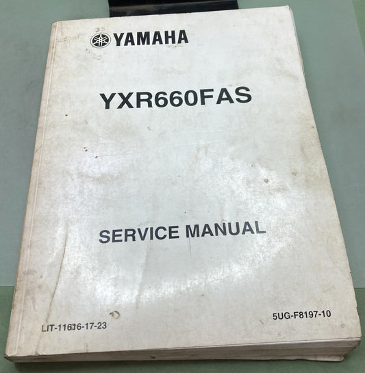 Genuine Yamaha LIT-11616-17-23 YXR660FAS Service Manual 2003