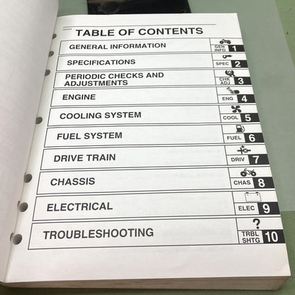 Genuine Yamaha LIT-11616-19-43 YXR45FAV Service Manual 2005