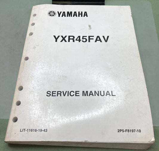 Genuine Yamaha LIT-11616-19-43 YXR45FAV Service Manual 2005
