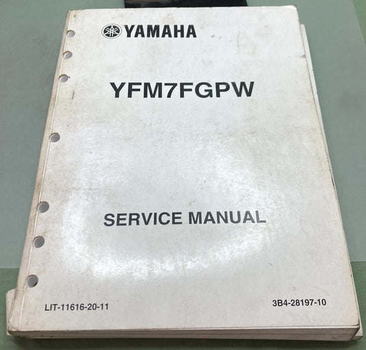 Genuine Yamaha LIT-11616-20-11 YFM7FGPW Service Manual 2006