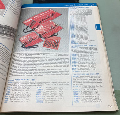 Genuine Matco Tools Professional Hand Tools and Service Equipment Catalog '01 '02