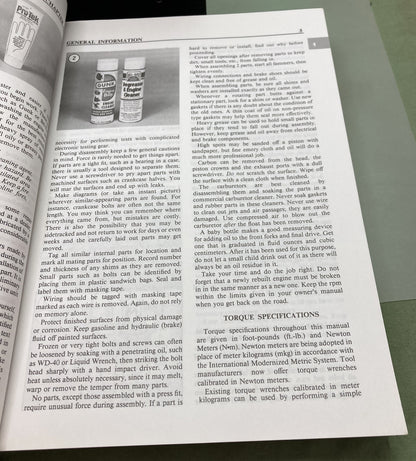 Genuine Clymer M395-9 Yamaha XV535-1100 Virago Service Manual 1981-1999