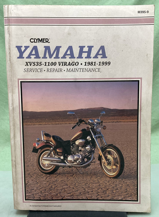 Genuine Clymer M395-9 Yamaha XV535-1100 Virago Service Manual 1981-1999