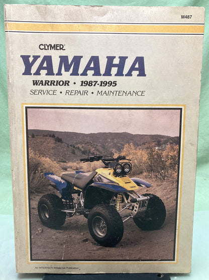 Genuine Clymer M487 Yamaha Warrior Service Manual 1987-1995