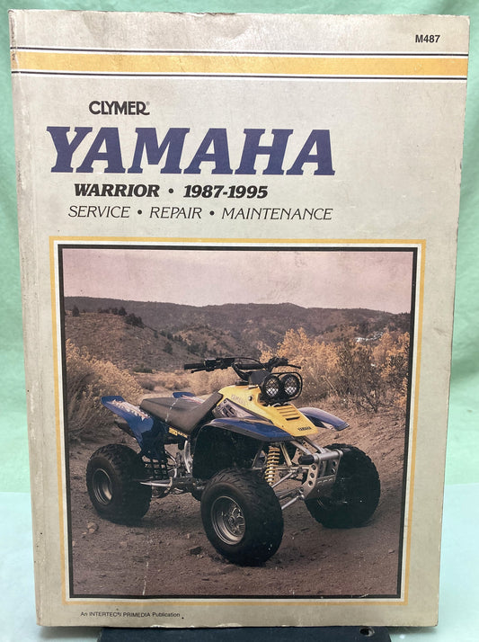 Genuine Clymer M487 Yamaha Warrior Service Manual 1987-1995