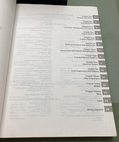 Genuine Clymer M487 Yamaha Warrior Service Manual 1987-1995