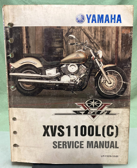 Genuine Yamaha LIT-11616-12-63 XVS1100L(C) Service Manual 1999