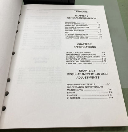 Genuine Yamaha LIT-11626-11-19 YZ400FK1 Service Manual 1997