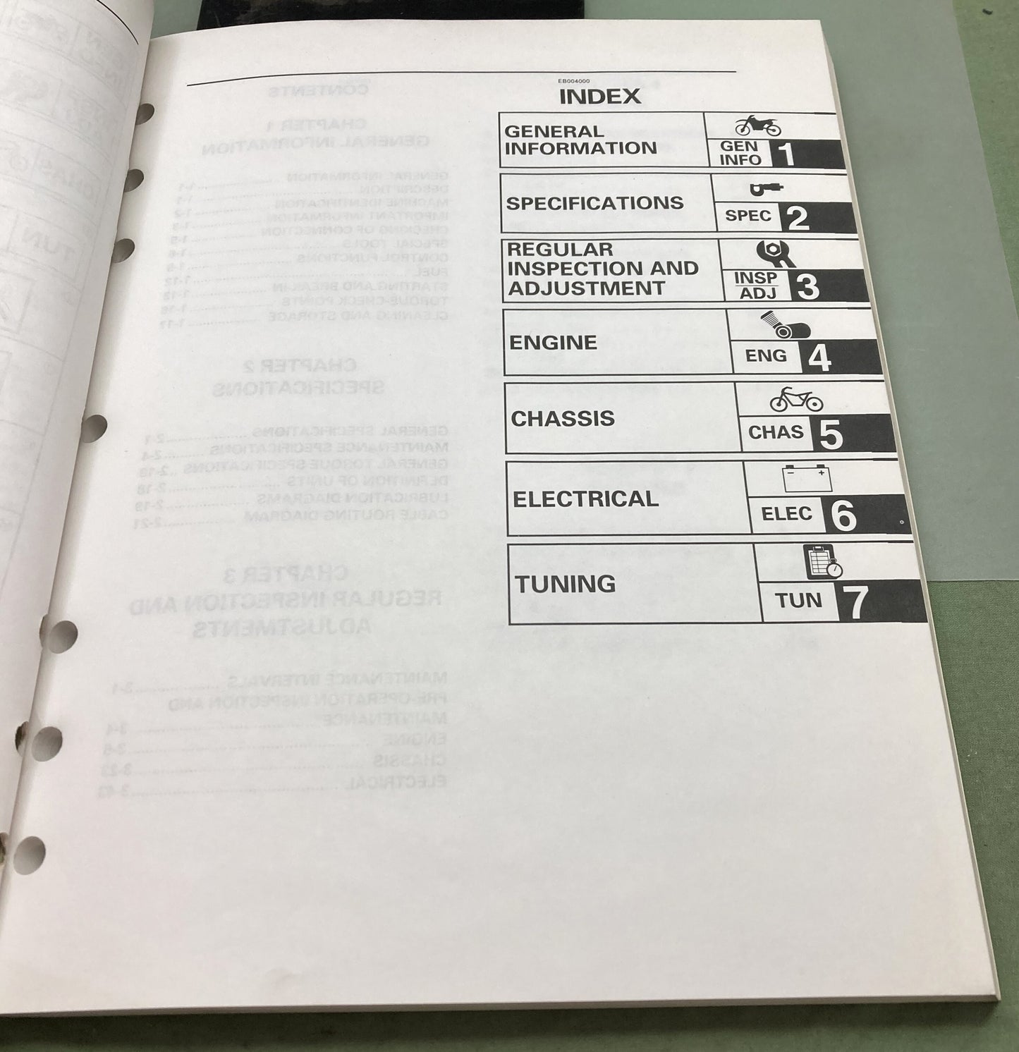 Genuine Yamaha LIT-11626-11-24 WR400FK Owner's Service Manual 1997