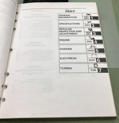 Genuine Yamaha LIT-11626-11-24 WR400FK Owner's Service Manual 1997