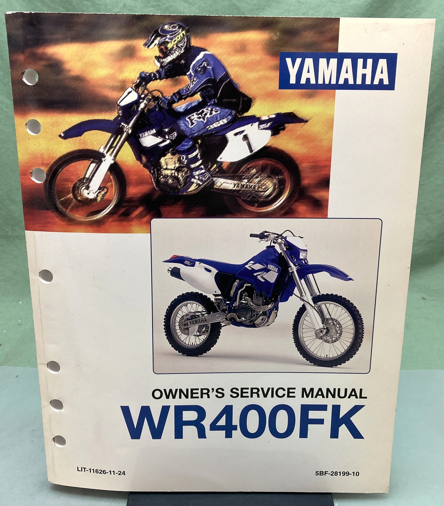 Genuine Yamaha LIT-11626-11-24 WR400FK Owner's Service Manual 1997