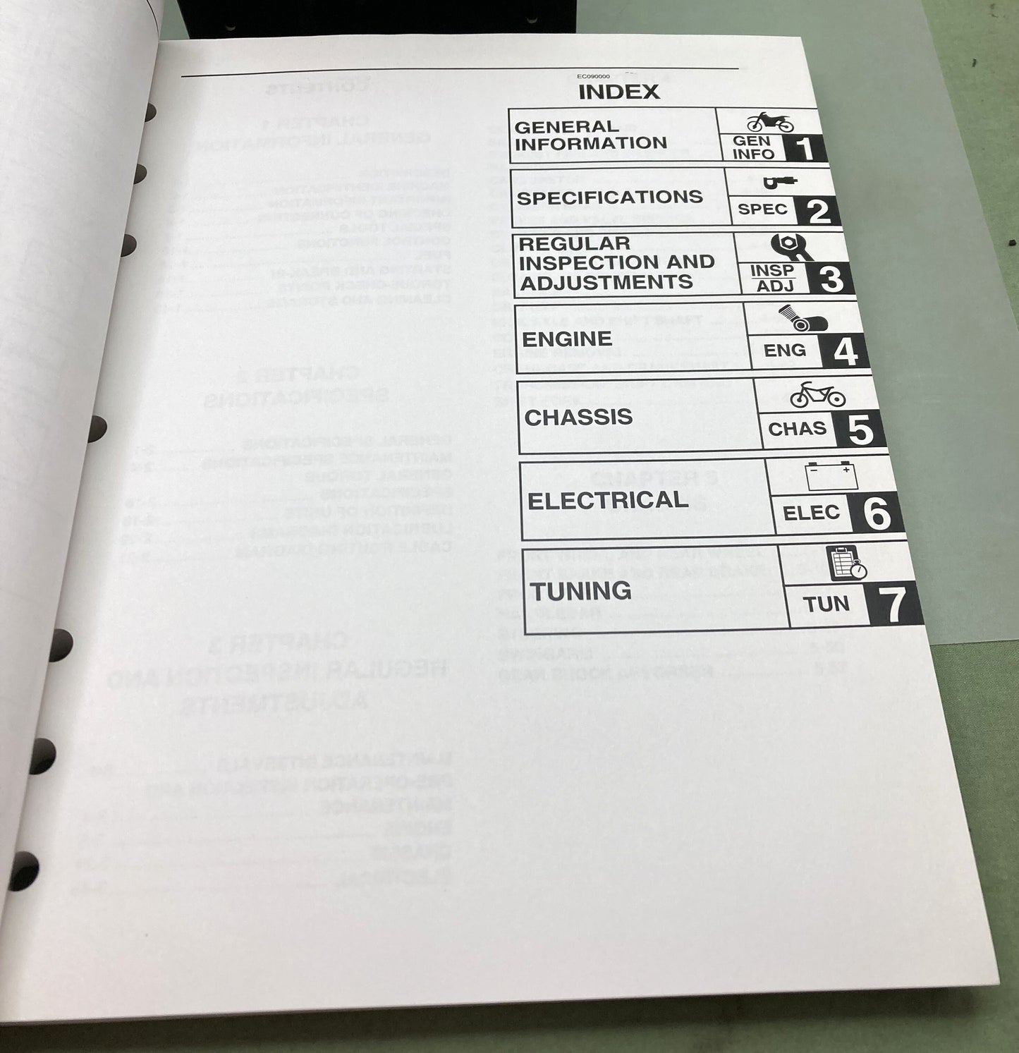 Genuine Yamaha LIT-11626-14-41 YZ426FN Owner's Service Manual 2000
