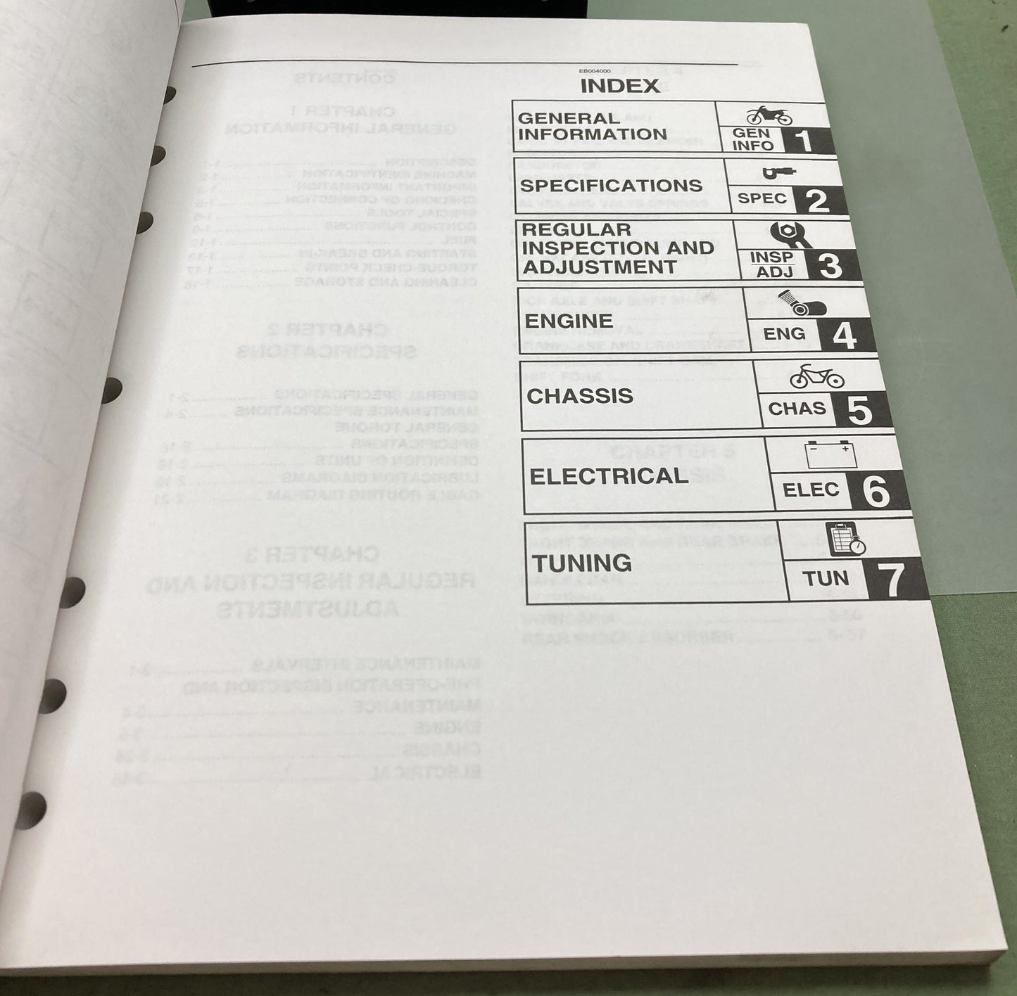 Genuine Yamaha LIT-11626-13-40 YZ426F Owner's Service Manual 1999