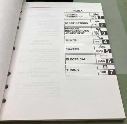 Genuine Yamaha LIT-11626-13-40 YZ426F Owner's Service Manual 1999