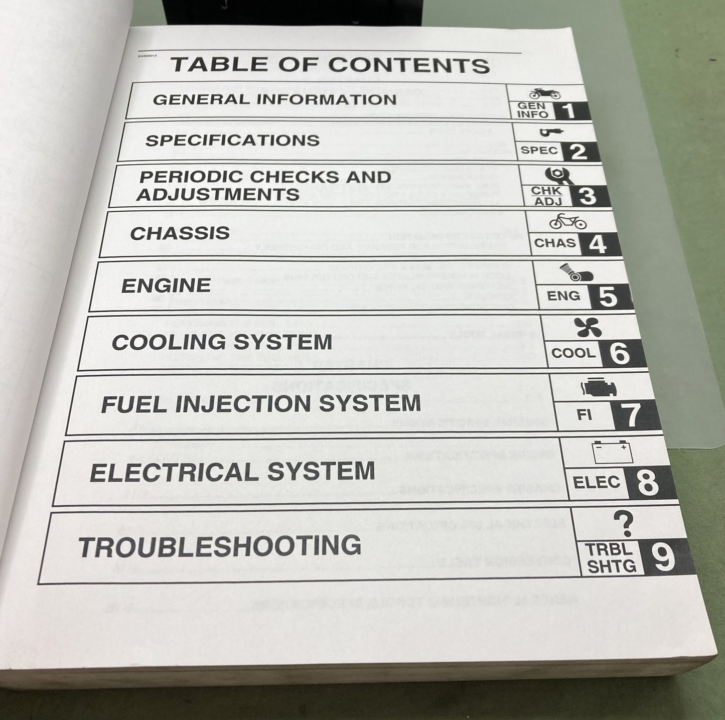 Genuine Yamaha LIT-11616-16-18 FJR1300R FJR1300RC Service Manual 2002
