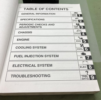 Genuine Yamaha LIT-11616-16-18 FJR1300R FJR1300RC Service Manual 2002