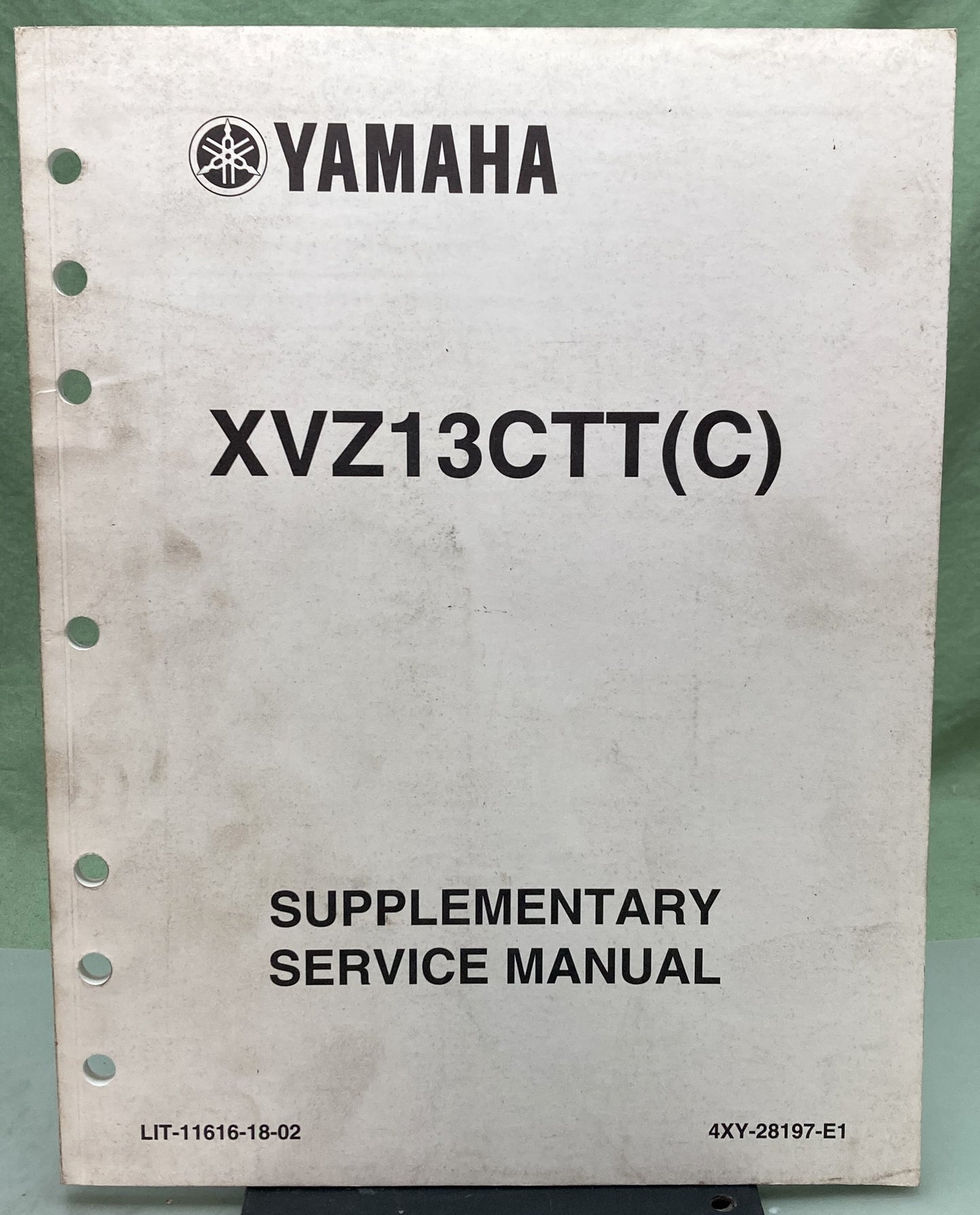 Genuine Yamaha LIT-11616-18-02 XVZ13CTT(C) Supp. Service Manual 2004