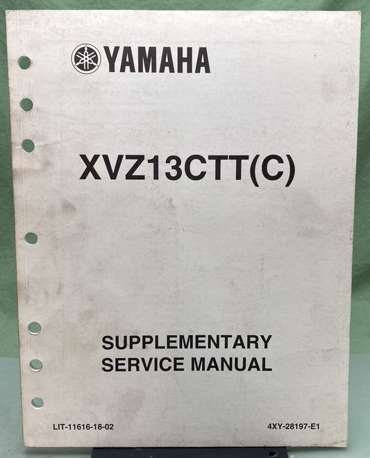 Genuine Yamaha LIT-11616-18-02 XVZ13CTT(C) Supp. Service Manual 2004
