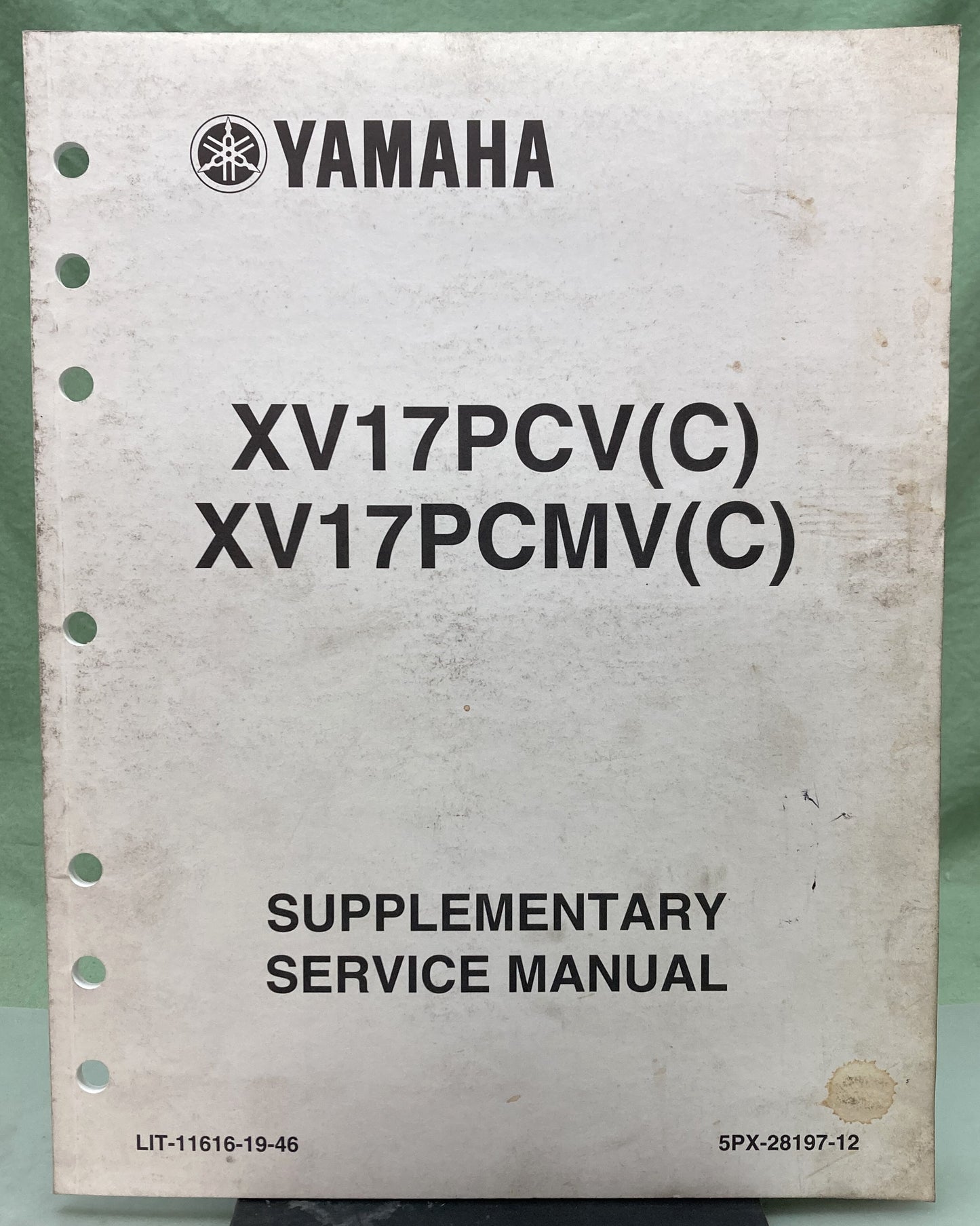 Genuine Yamaha LIT-11616-19-46 XV17PCV(C) XV17PCMV(C) Supp. Service Manual 2005