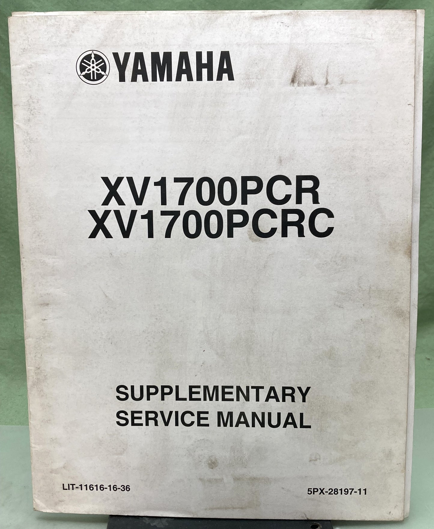 Genuine Yamaha LIT-11616-16-36 XV1700PCR XV1700PCRC Supp. Service Manual 2002